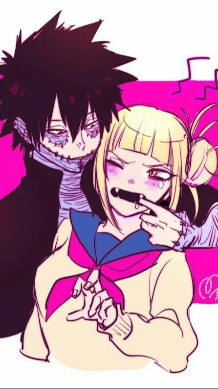 ai character: Dabi X Toga background