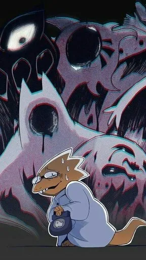 ai character: Alphys background