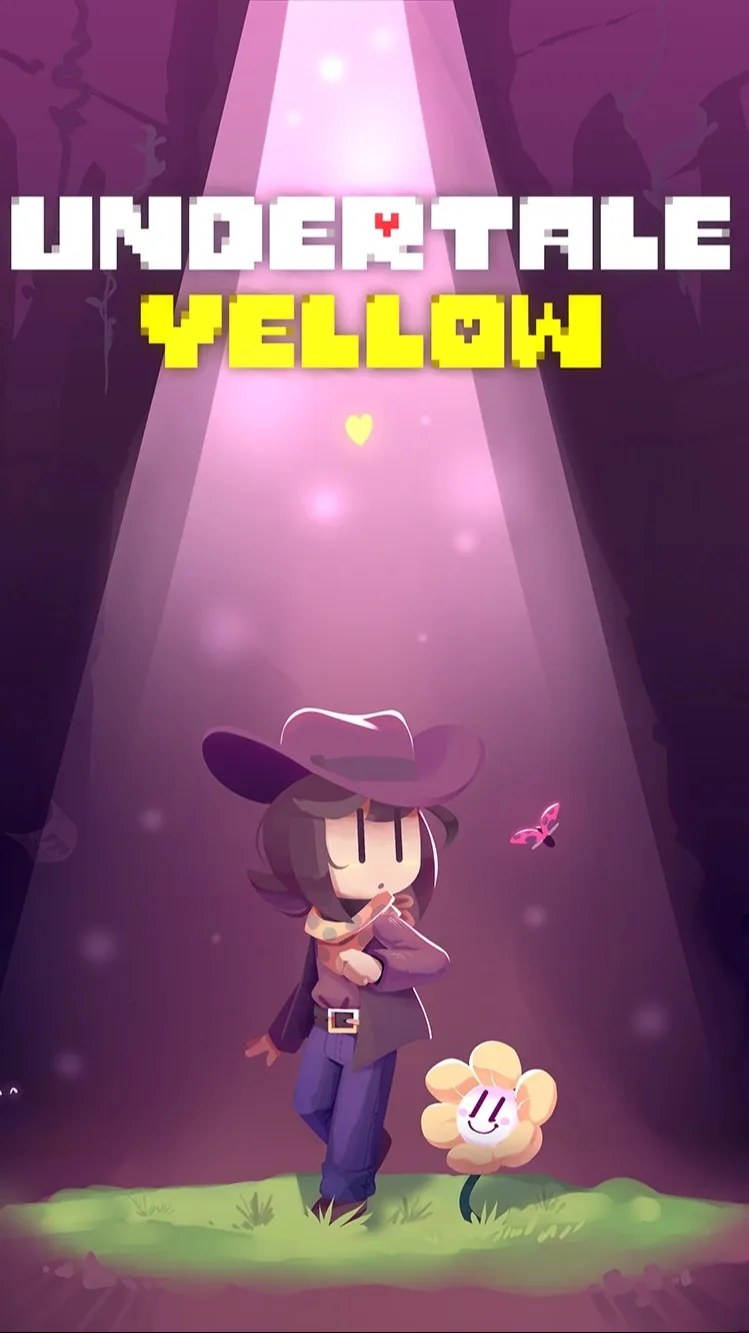 ai character: Undertale Yellow background