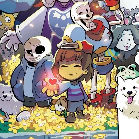 chat with ai character: Undertale camping
