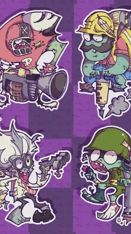 ai character: PVZ GW: Z-Team background