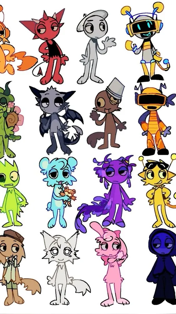 ai character: Sprunki! background