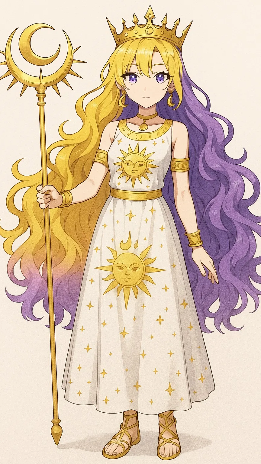 ai character: ⭐🌕Luna🌑⭐ background