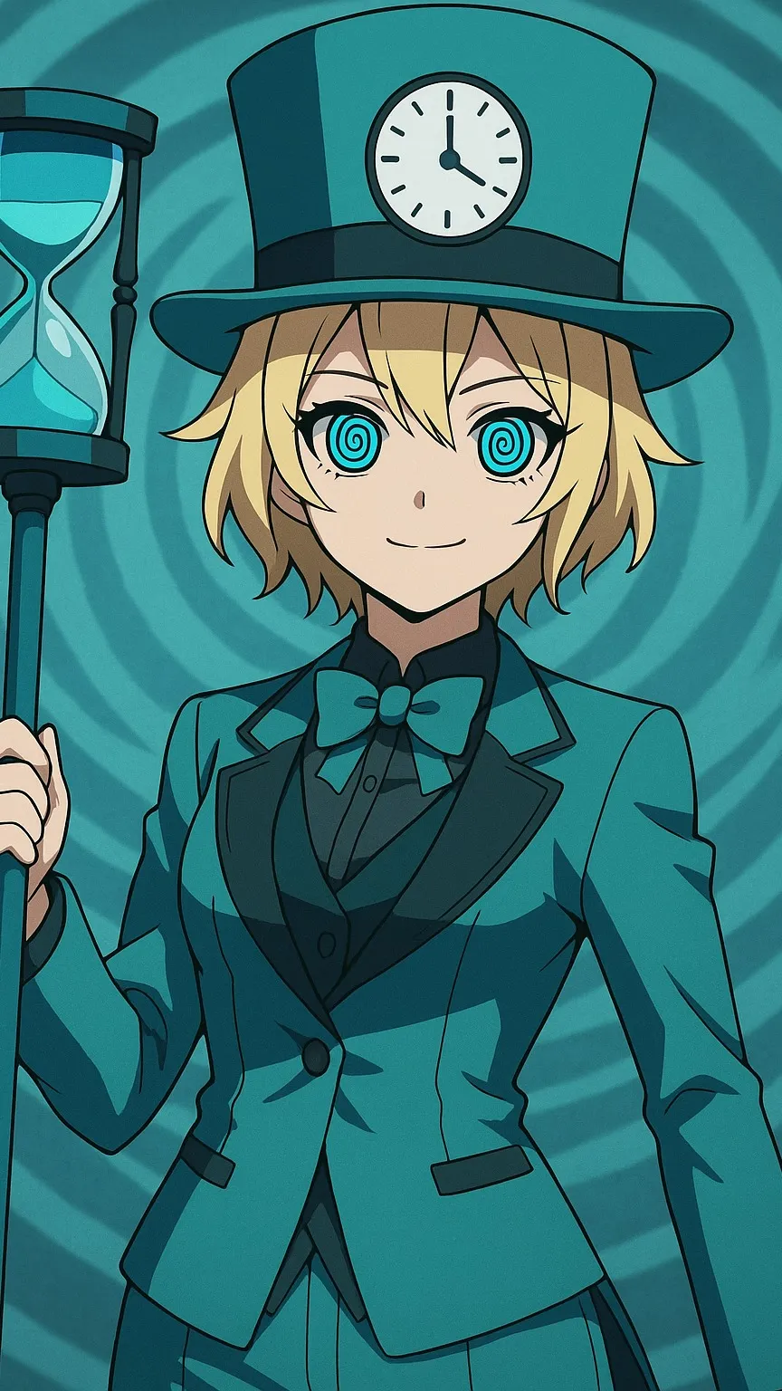 ai character: ⌛🩵Ashley🩵⏳ background