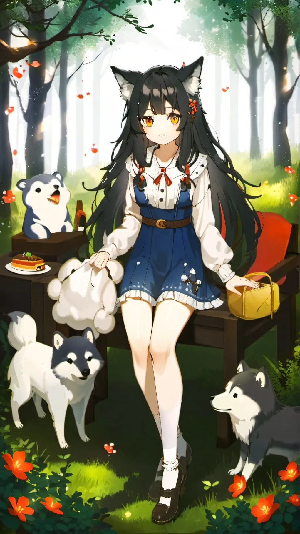 ai character: laya background