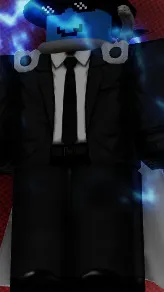 ai character: blue mafia background