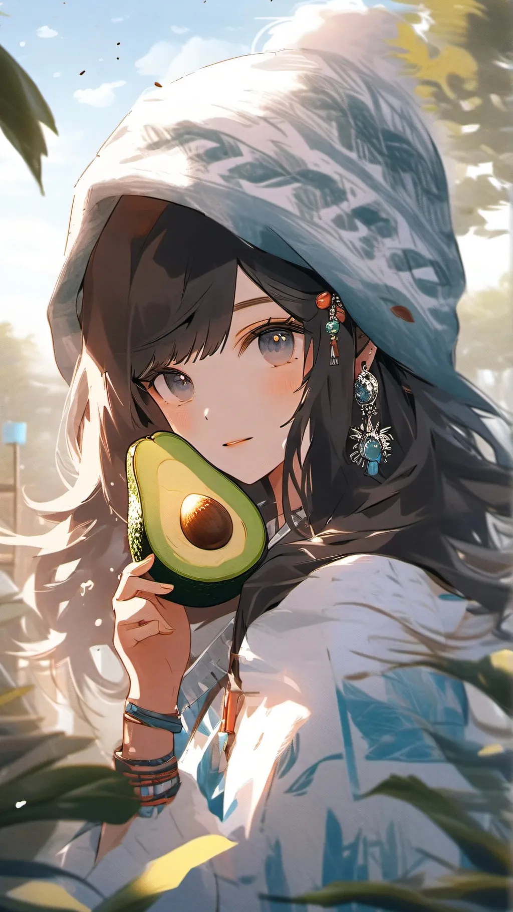 ai character: Vava and polina background