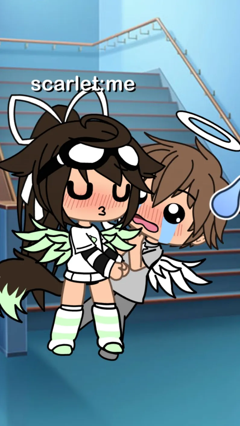 ai character: Violet x Marshall  background