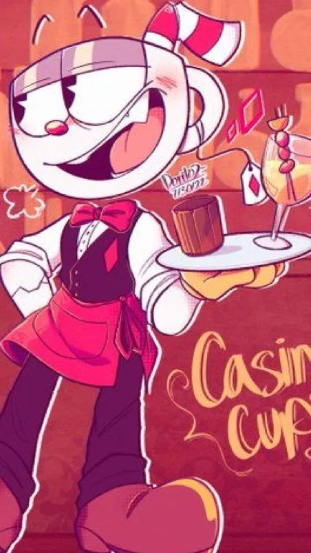 ai character: Cuphead background