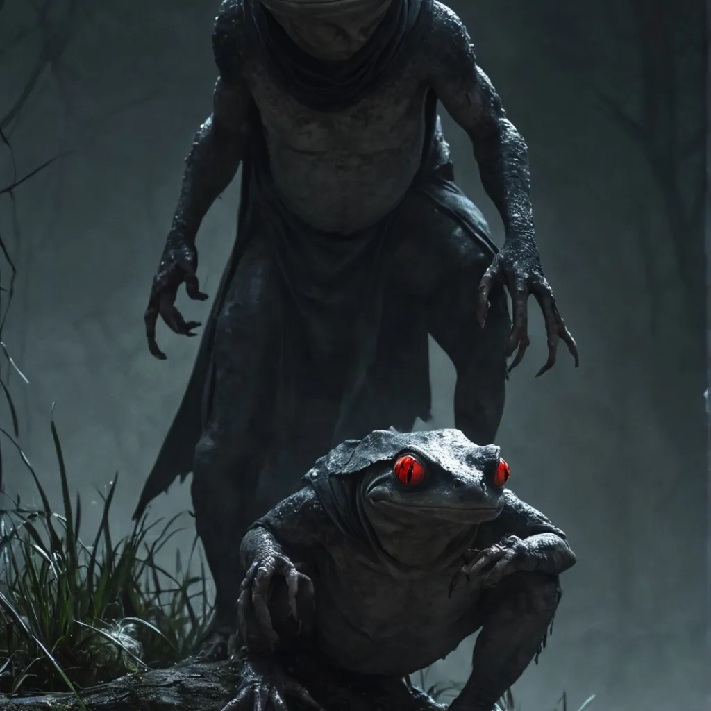 chat with ai character: Killer frog