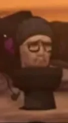 ai character: Dj toilet  background
