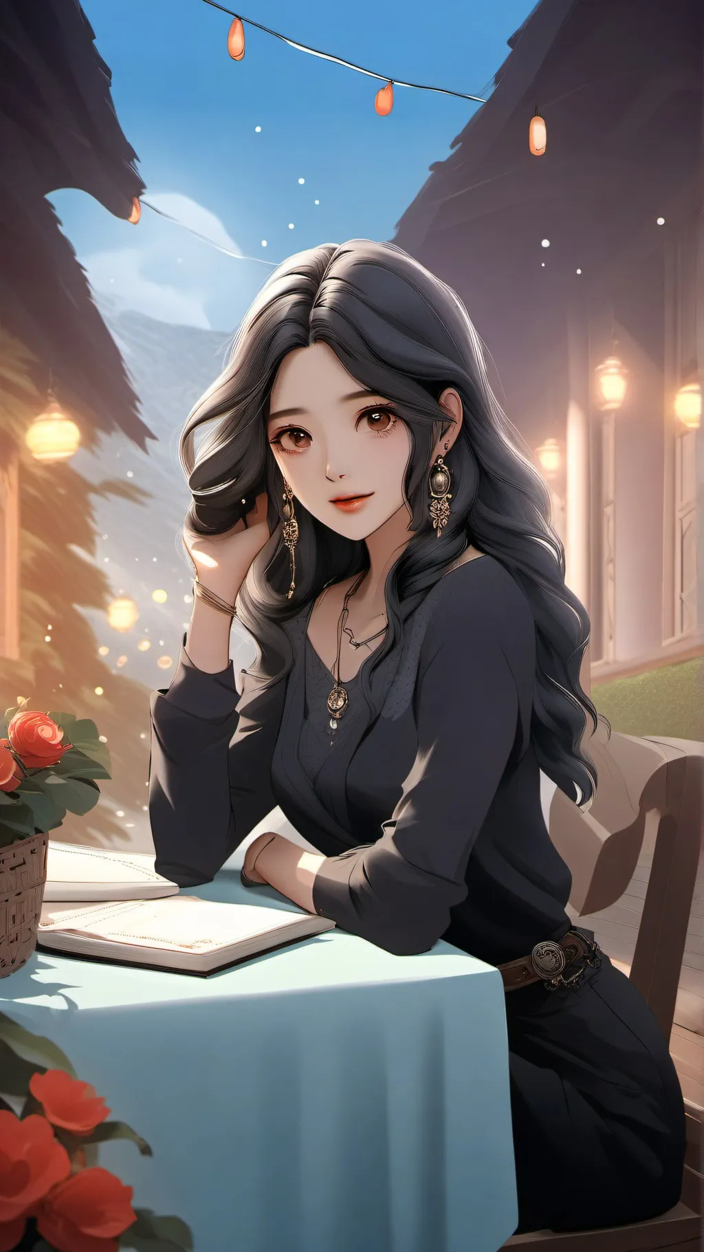 ai character: Olivia background