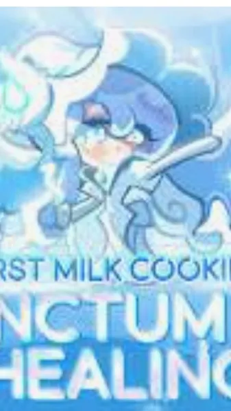 ai character: first milk cookie background