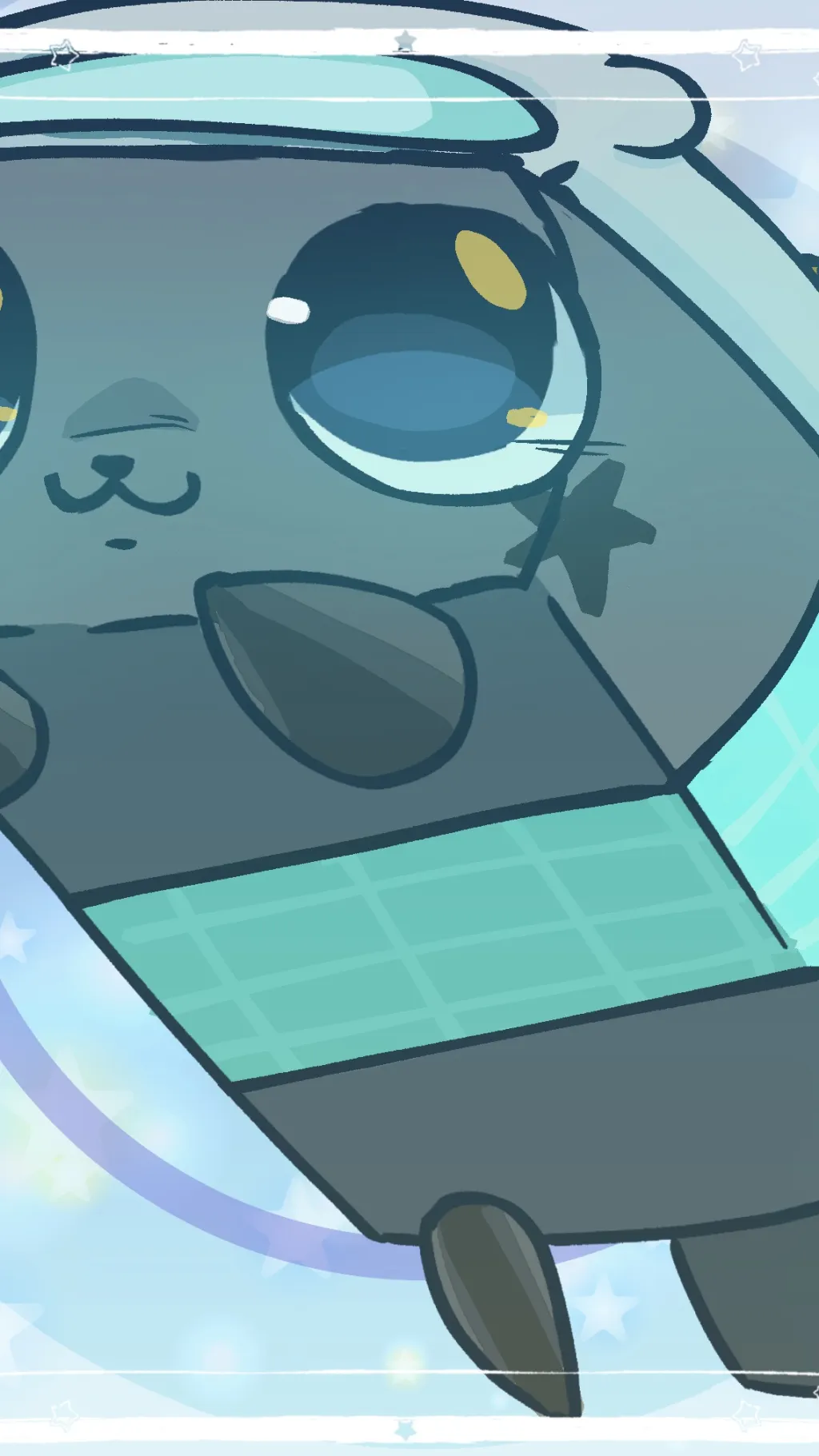 ai character: Pebble background