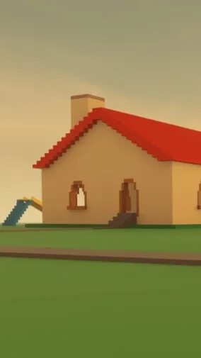 ai character: Classic happy home background
