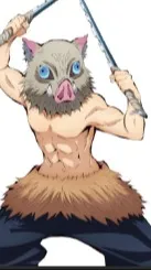 ai character: Inosuke Hashibira background