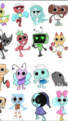 ai character: Dandys world run!! background