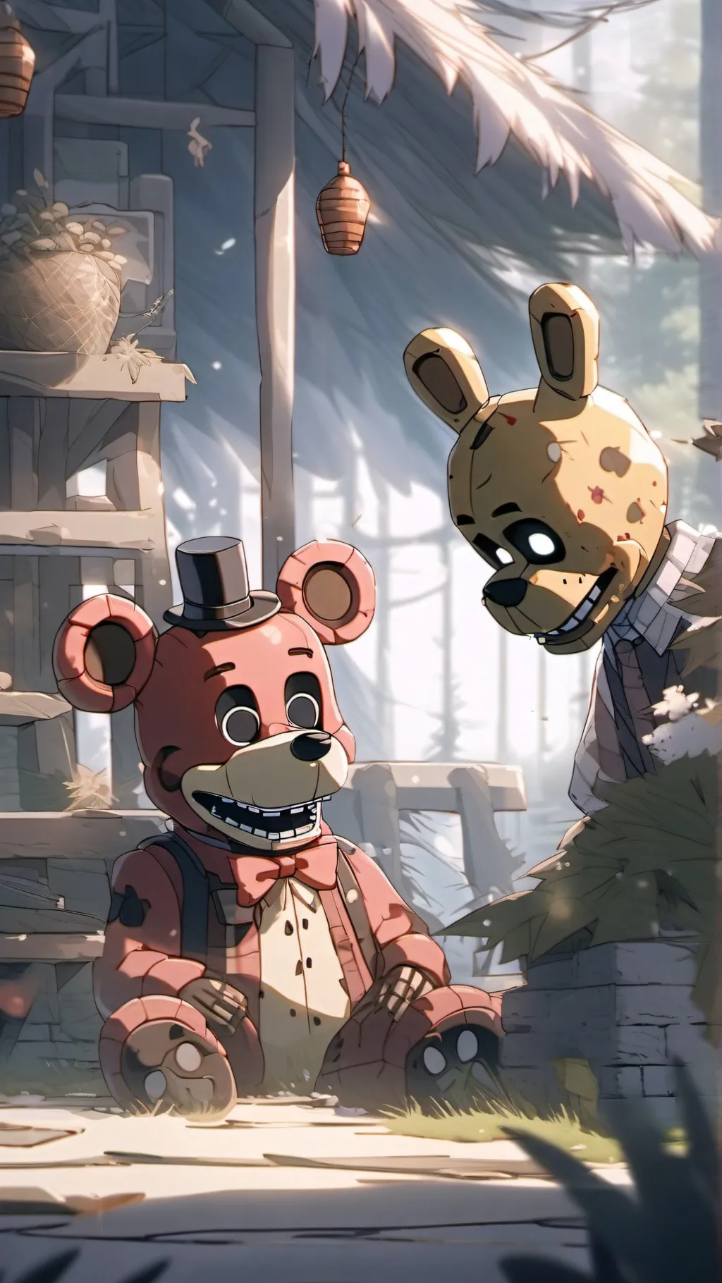 ai character: Willam Afton.  background