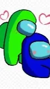 ai character: lime x blue background