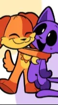 ai character: dog day x cat nap background