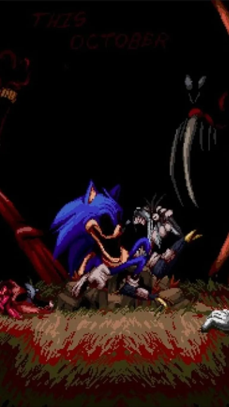 ai character: Sonic.OMT background