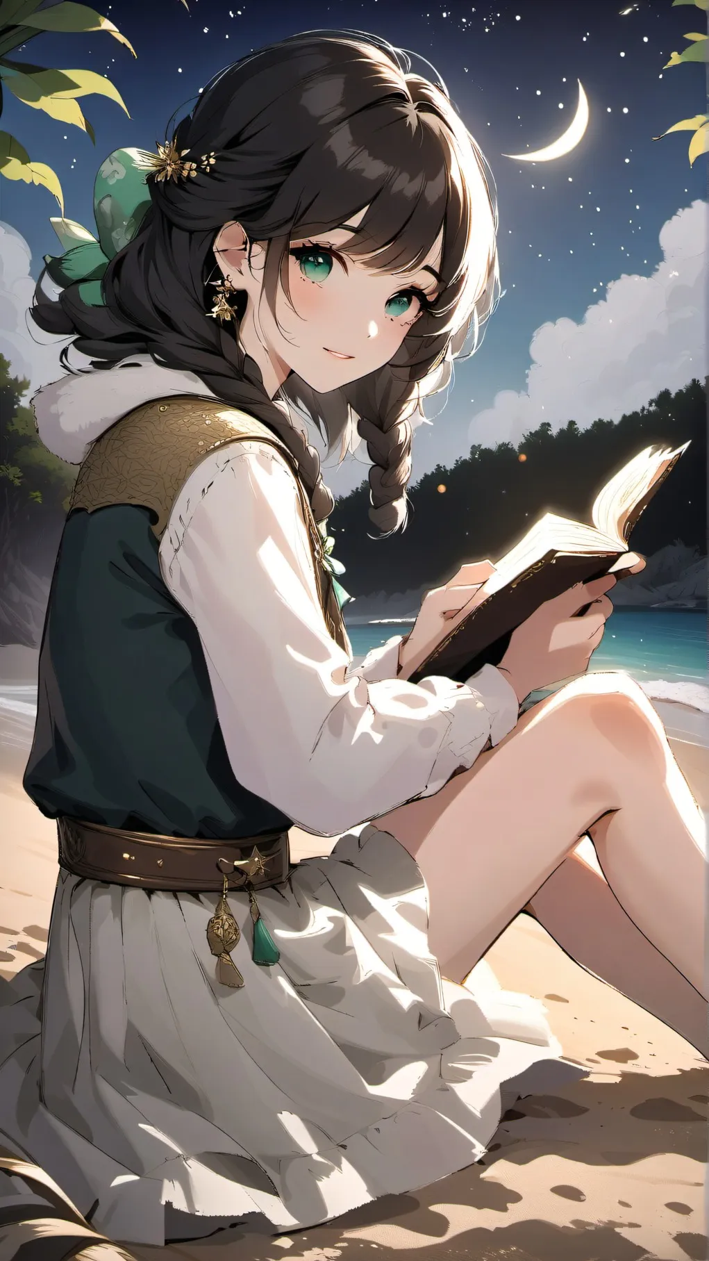 ai character: Lily  background