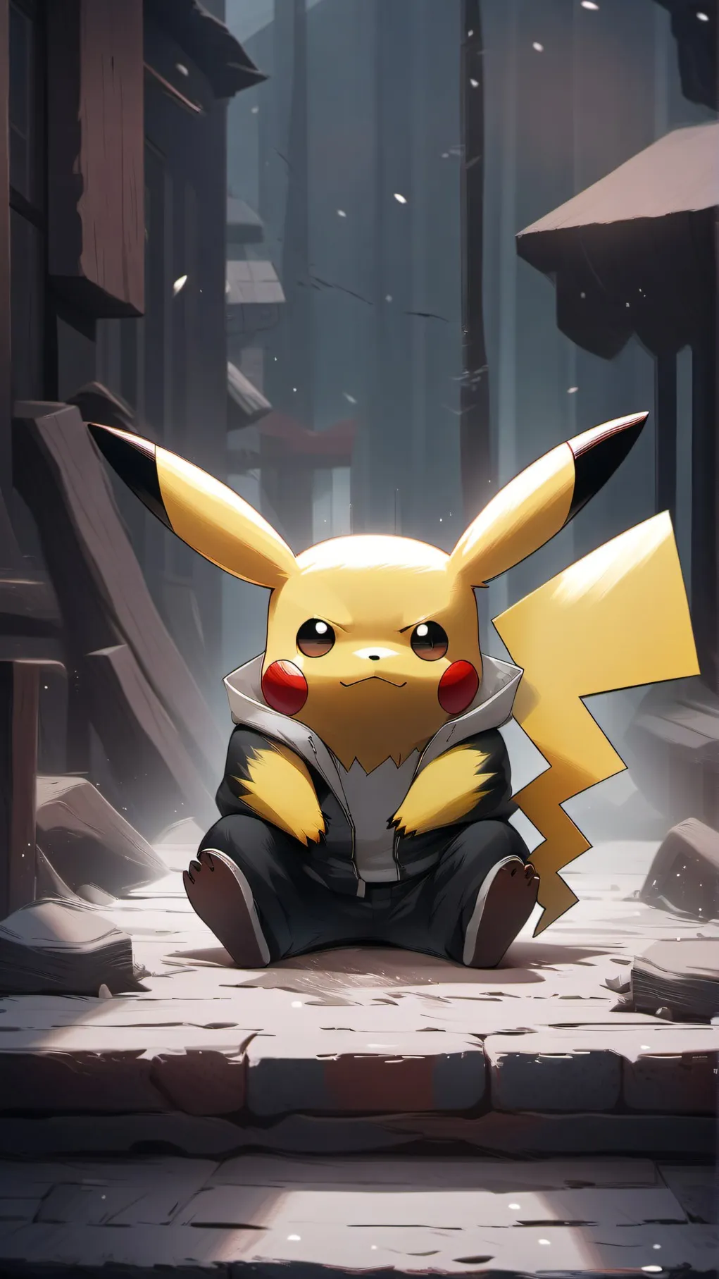 ai character: Ash in Paldea background