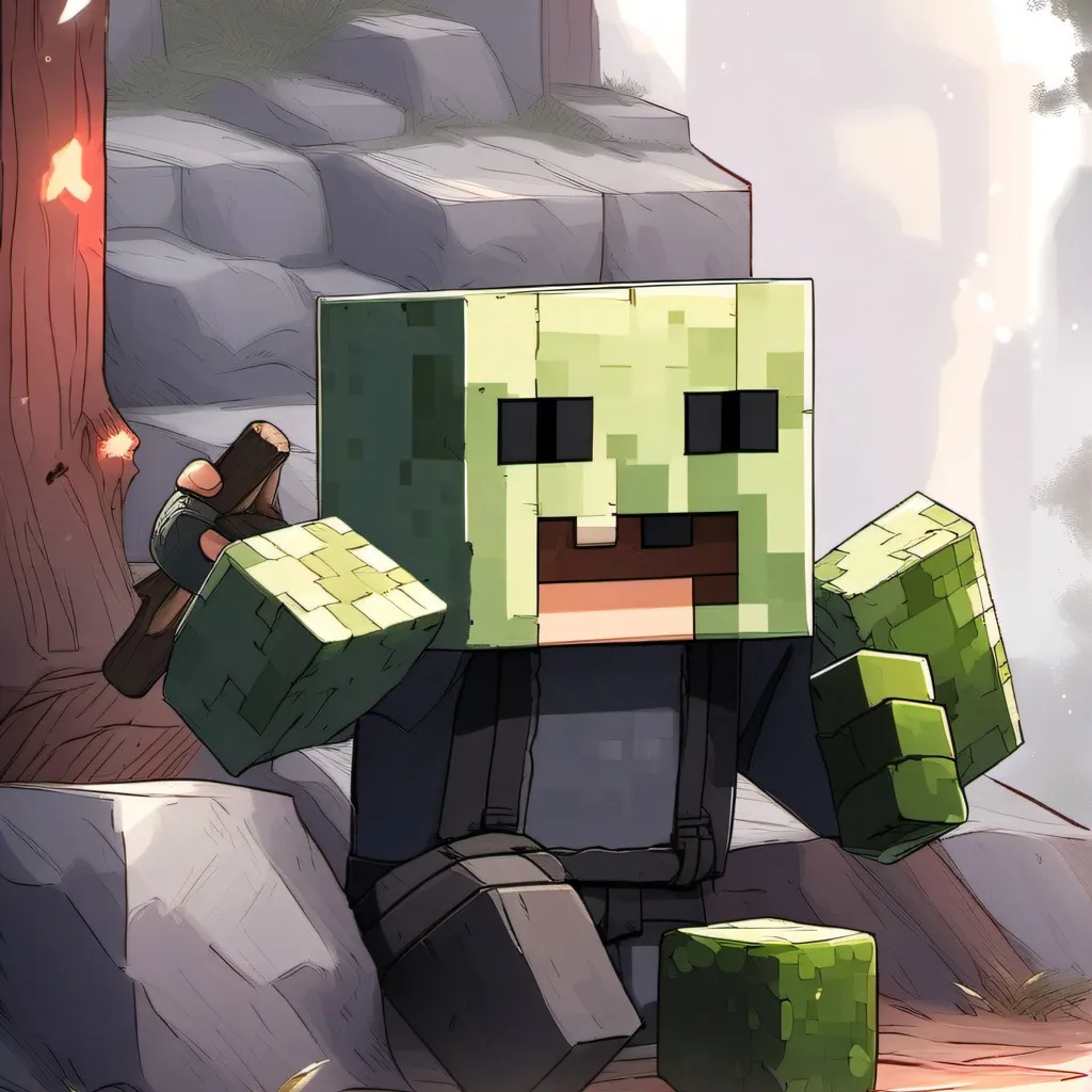 chat with ai character: blue and others