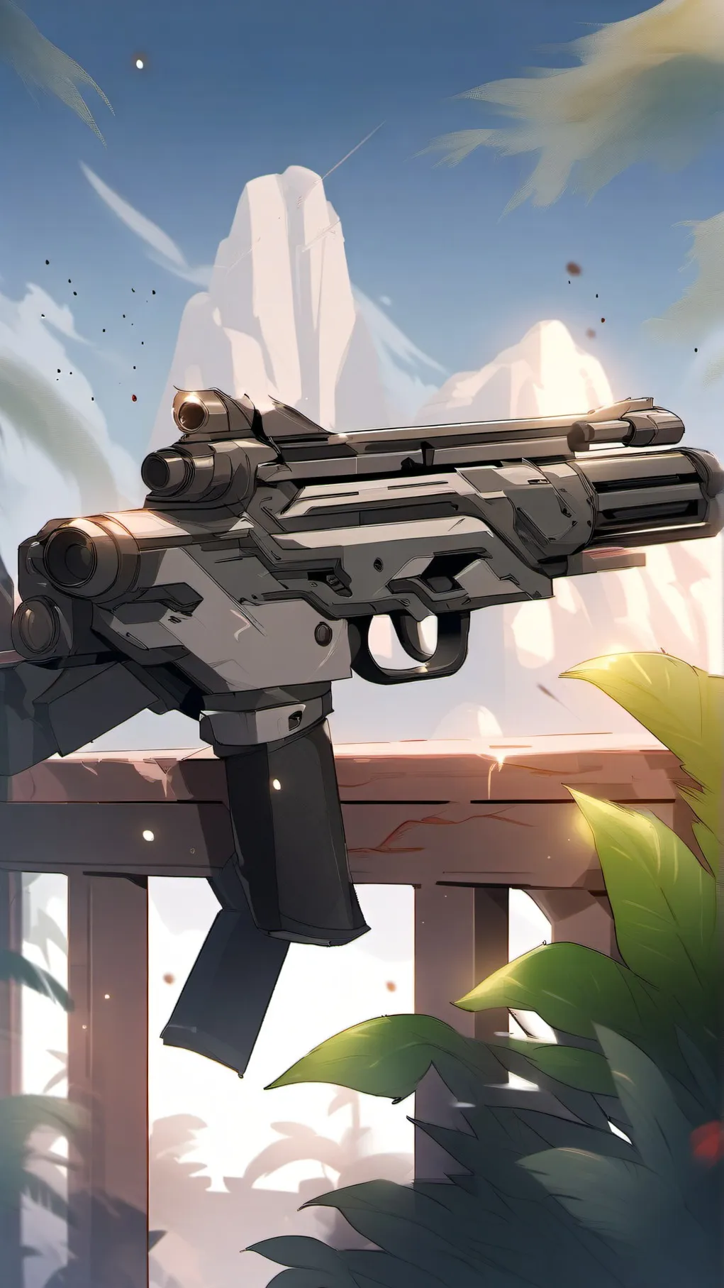 ai character: turrets  background