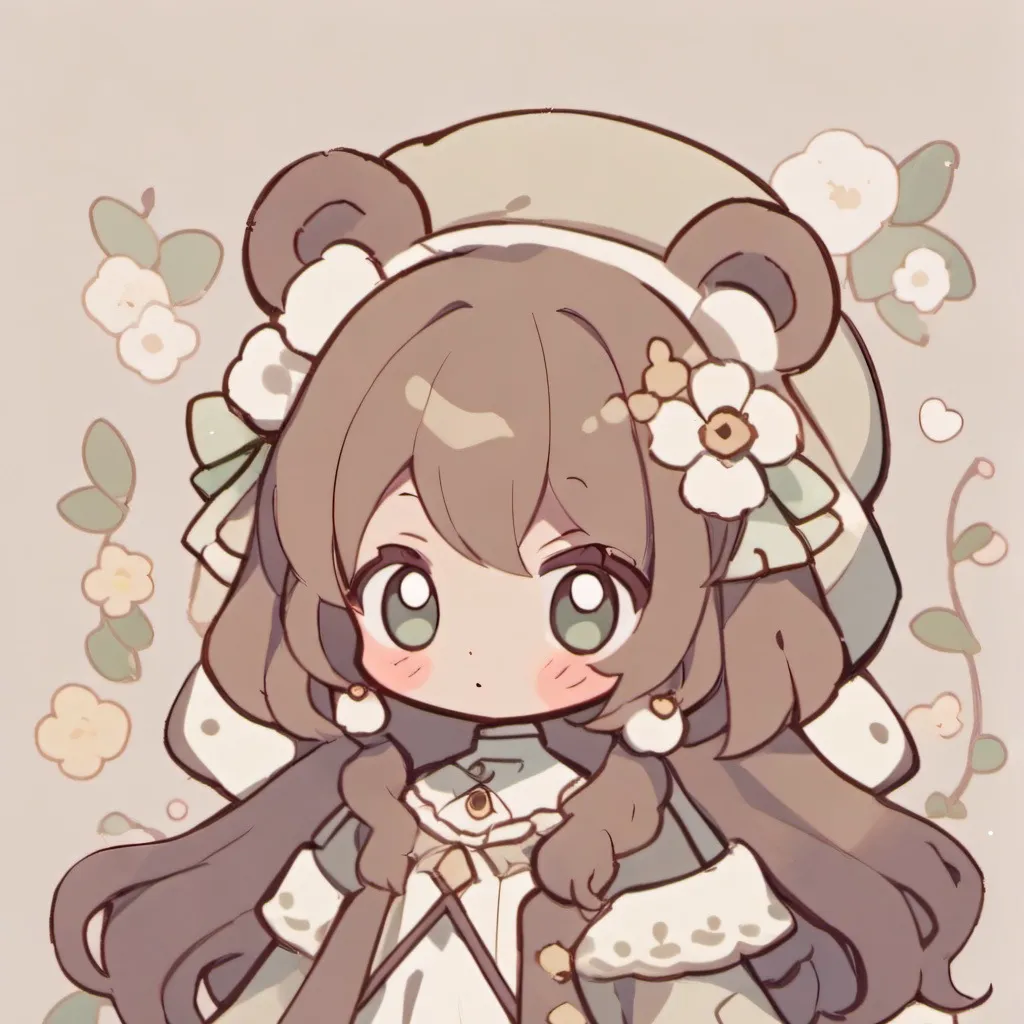chat with ai character: Girl bear