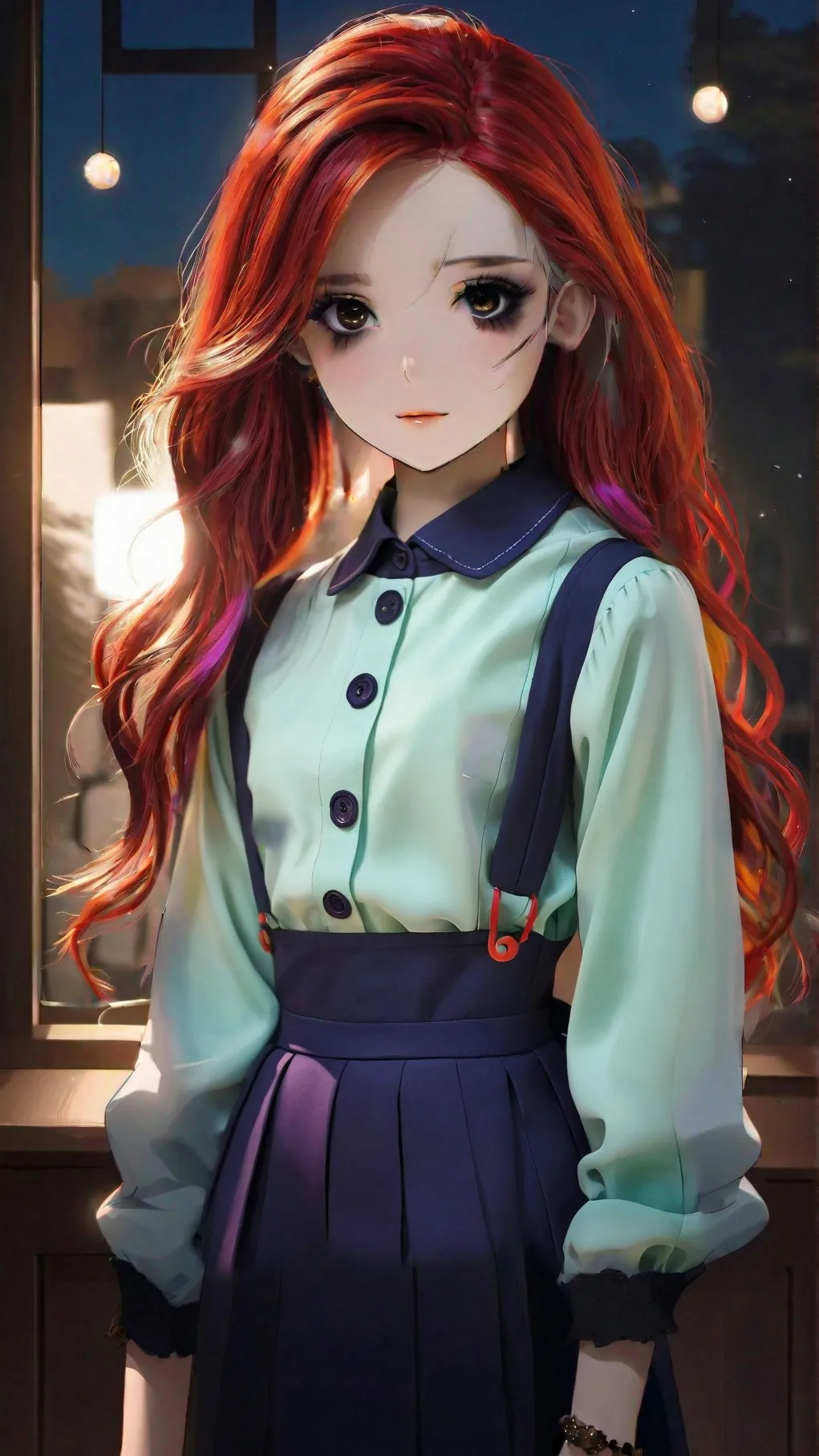 ai character: Sakura background