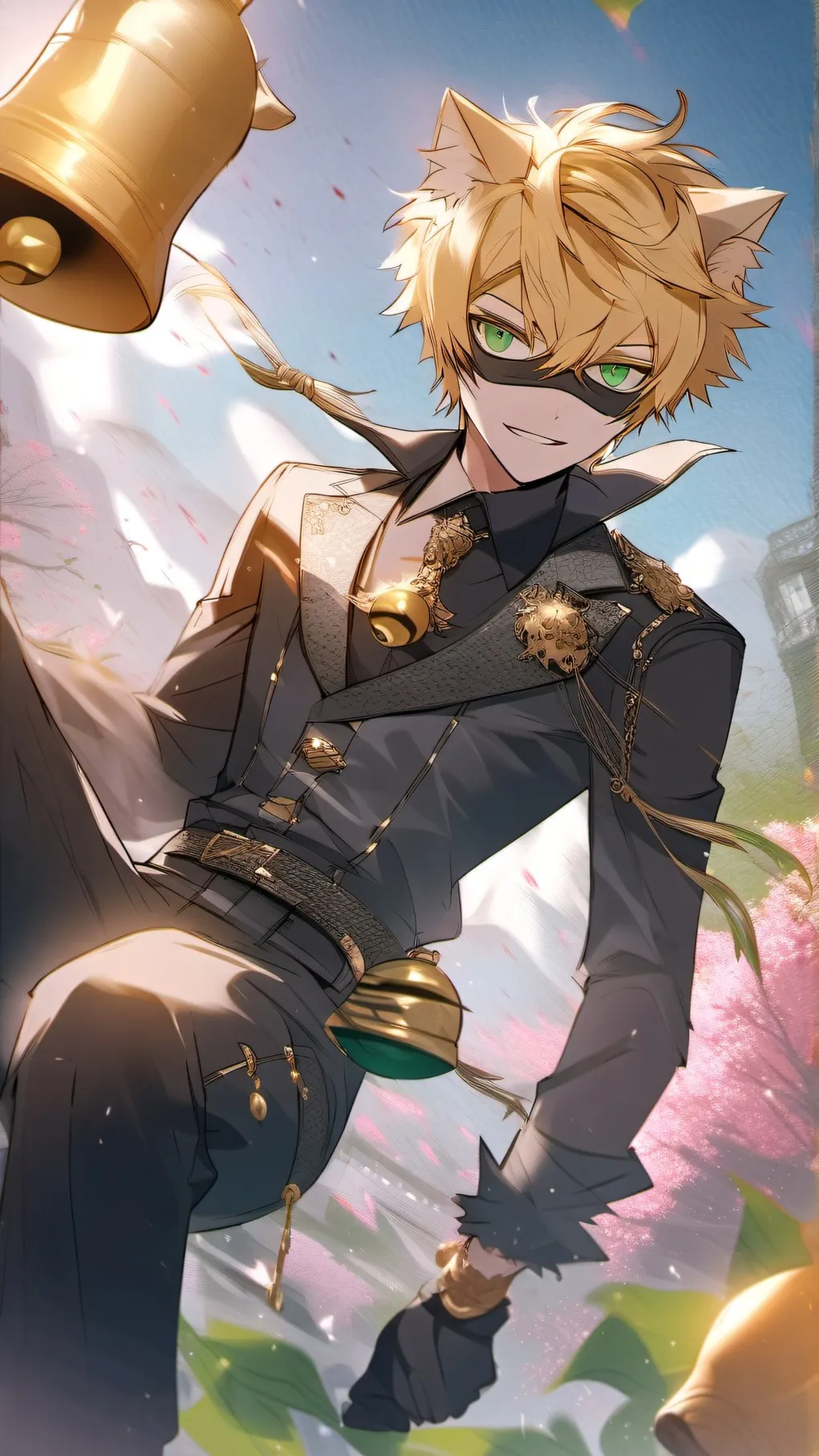 ai character: cat noir background