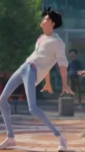 ai character: SB meet a karen! background