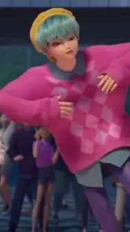 ai character: u x Baby! (SAJA) background