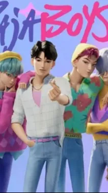 ai character: KPDH Christmas!! background