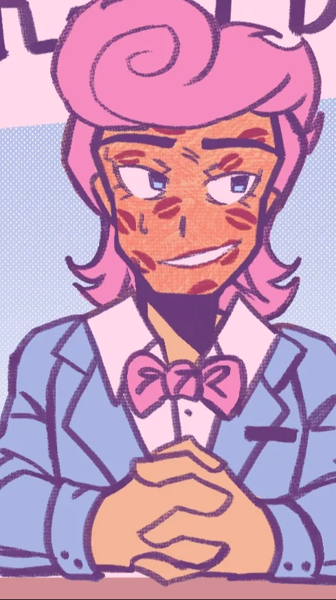 ai character: Harvey Harvington  background