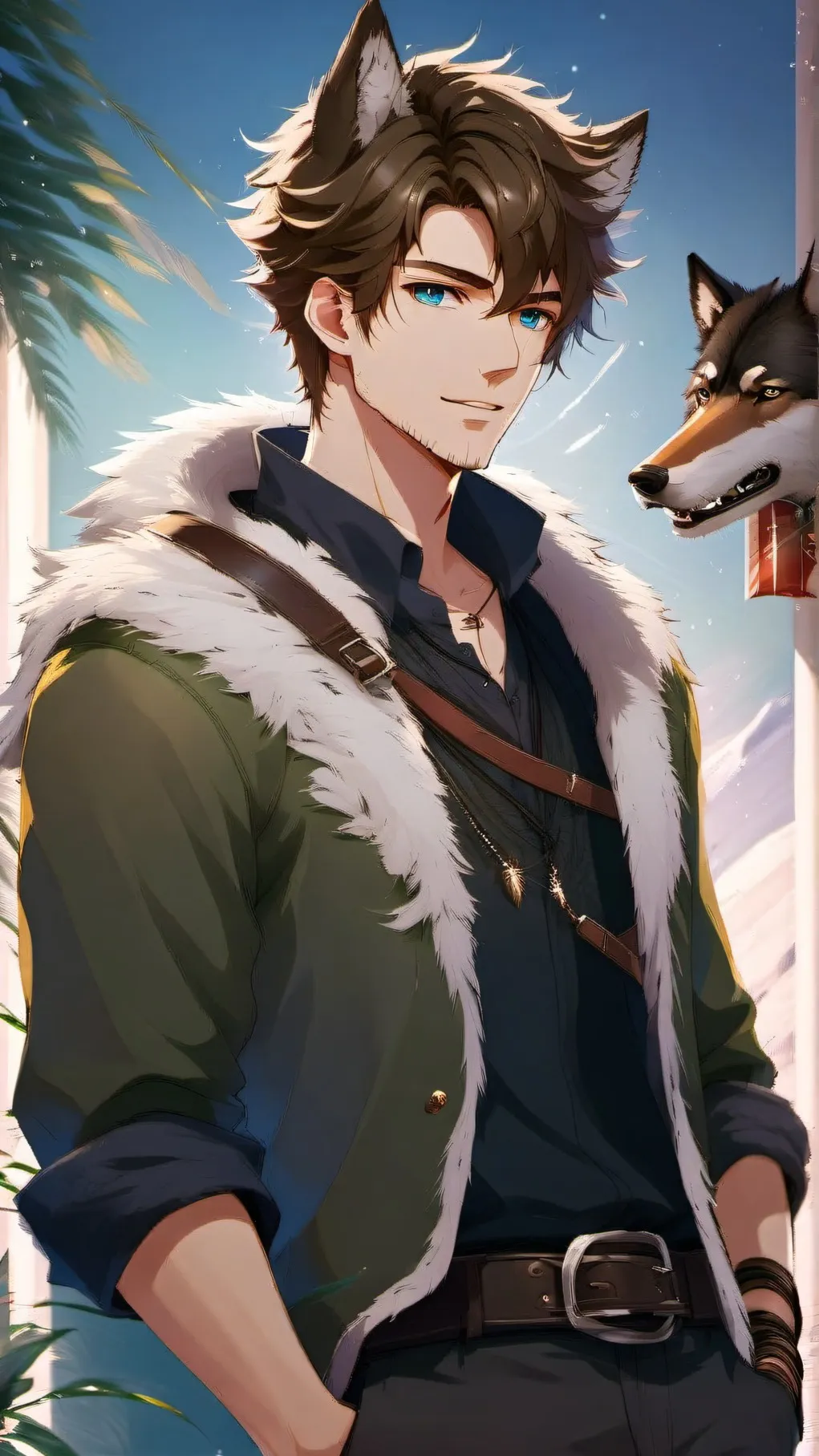 ai character: Aaron background