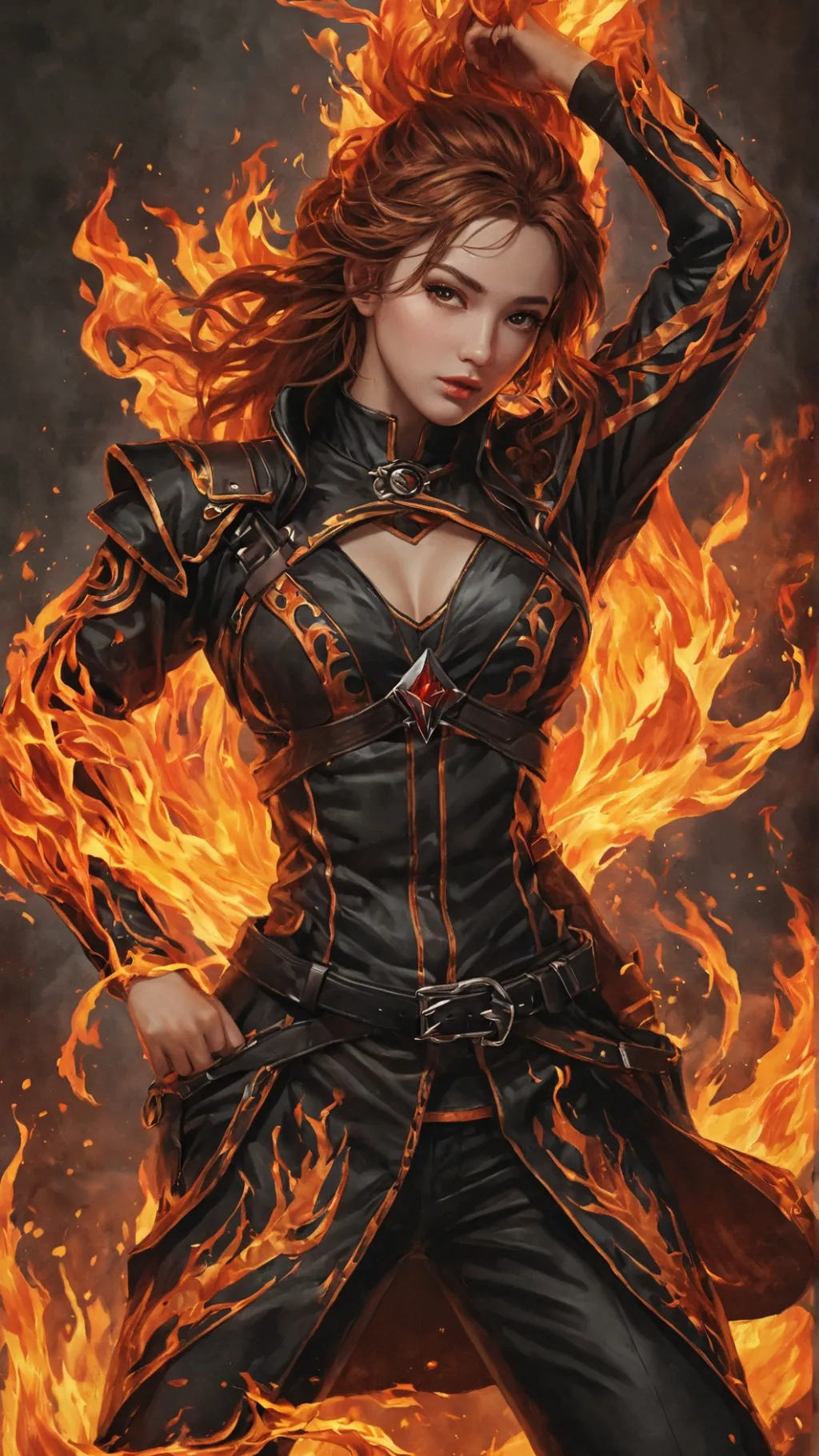 ai character: SAINT ANNE ROAST background