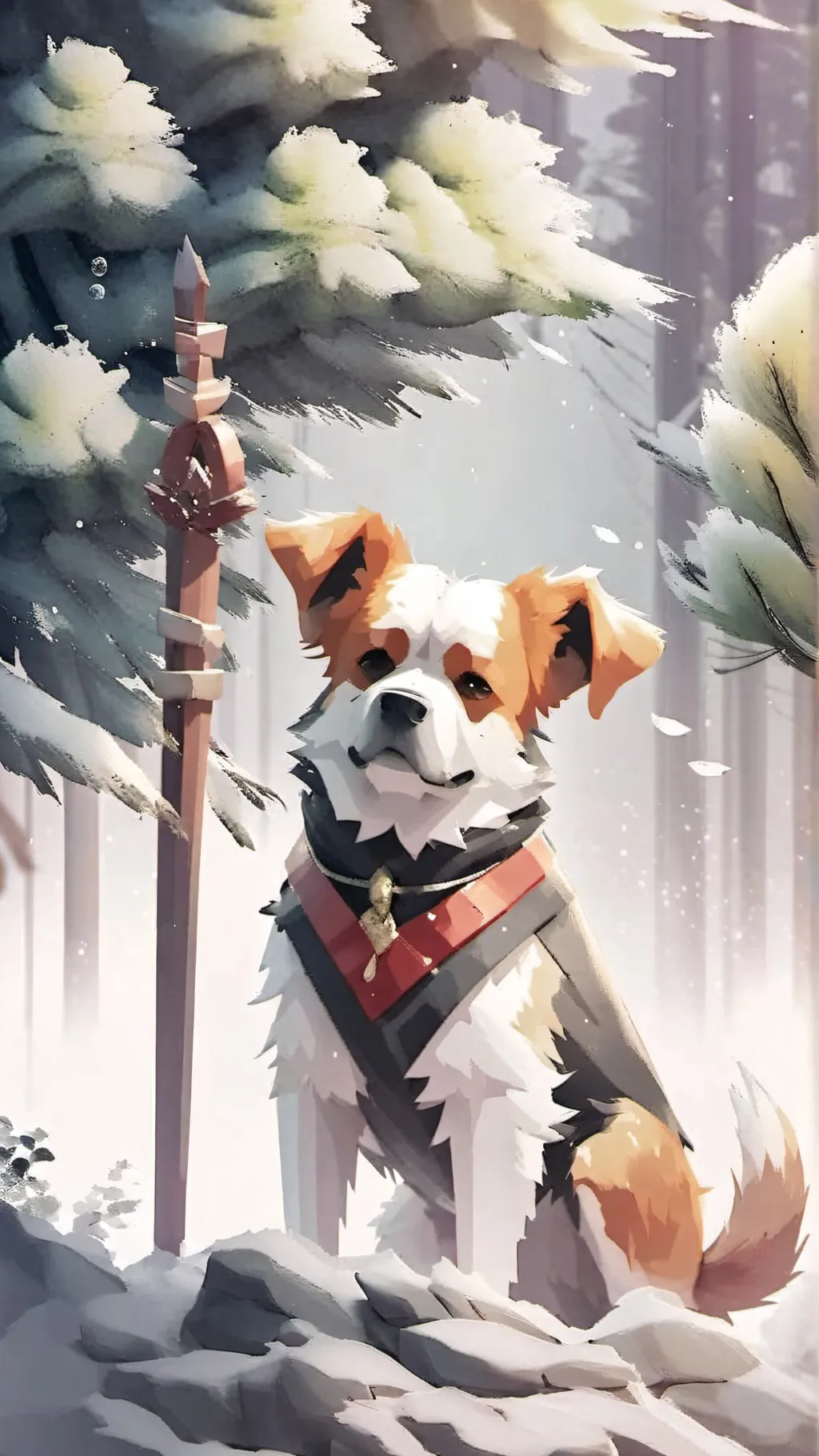 ai character: Dog background
