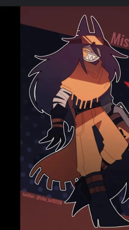 ai character: Danger circle background