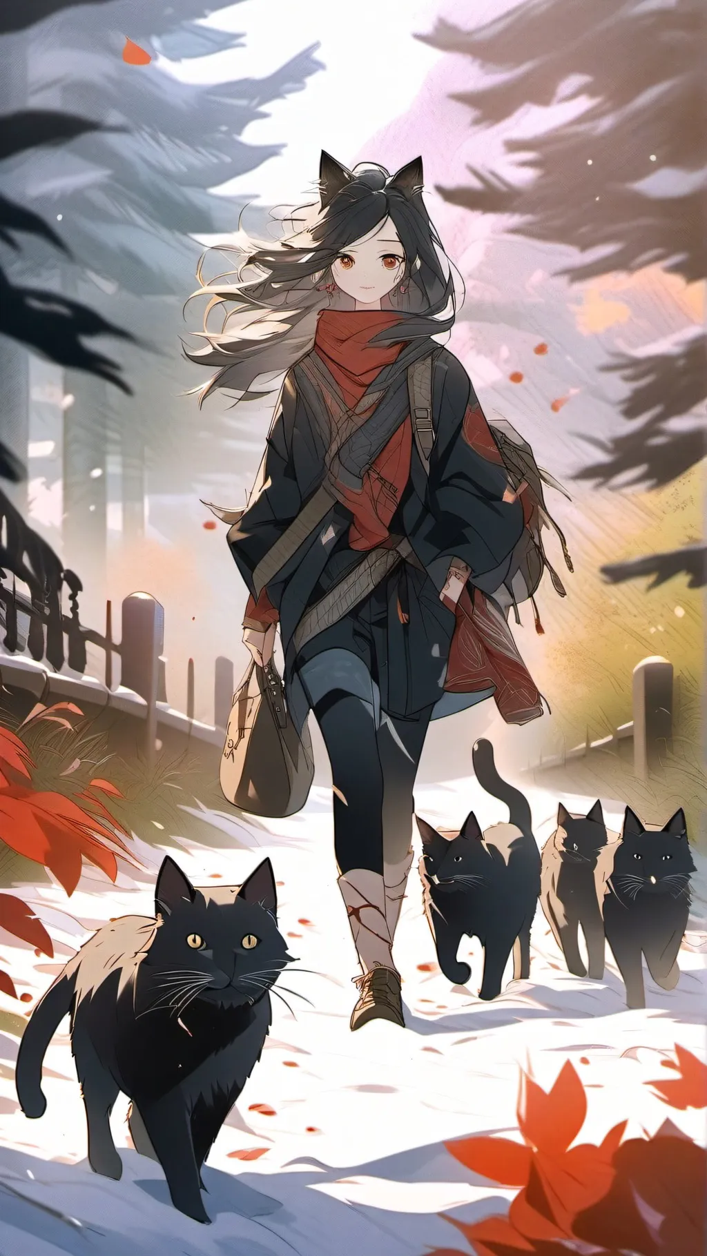 ai character: lovely background