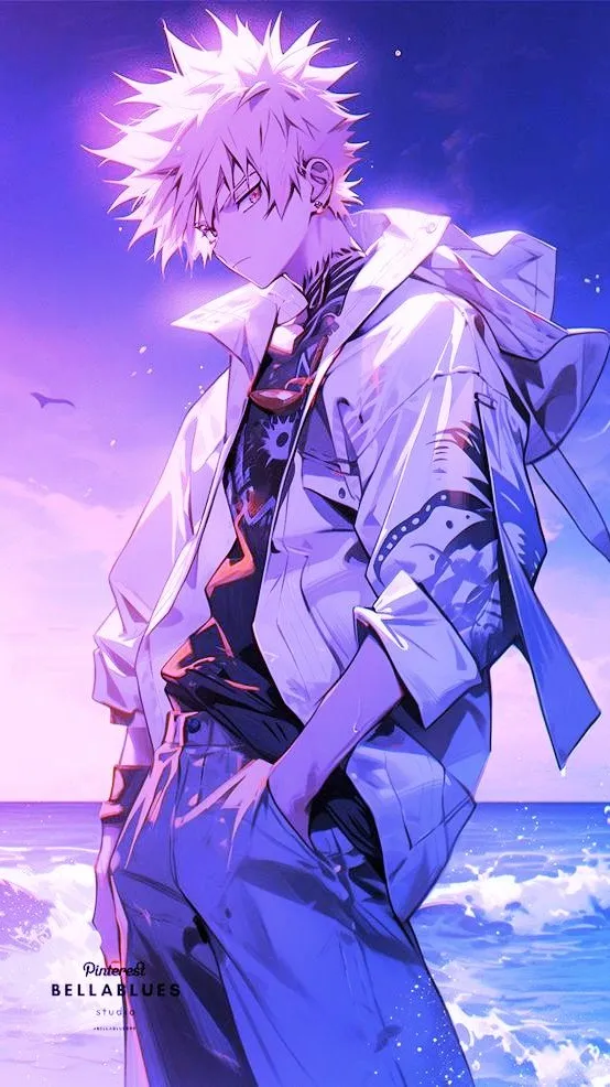 ai character: Bakugo Katsuki background
