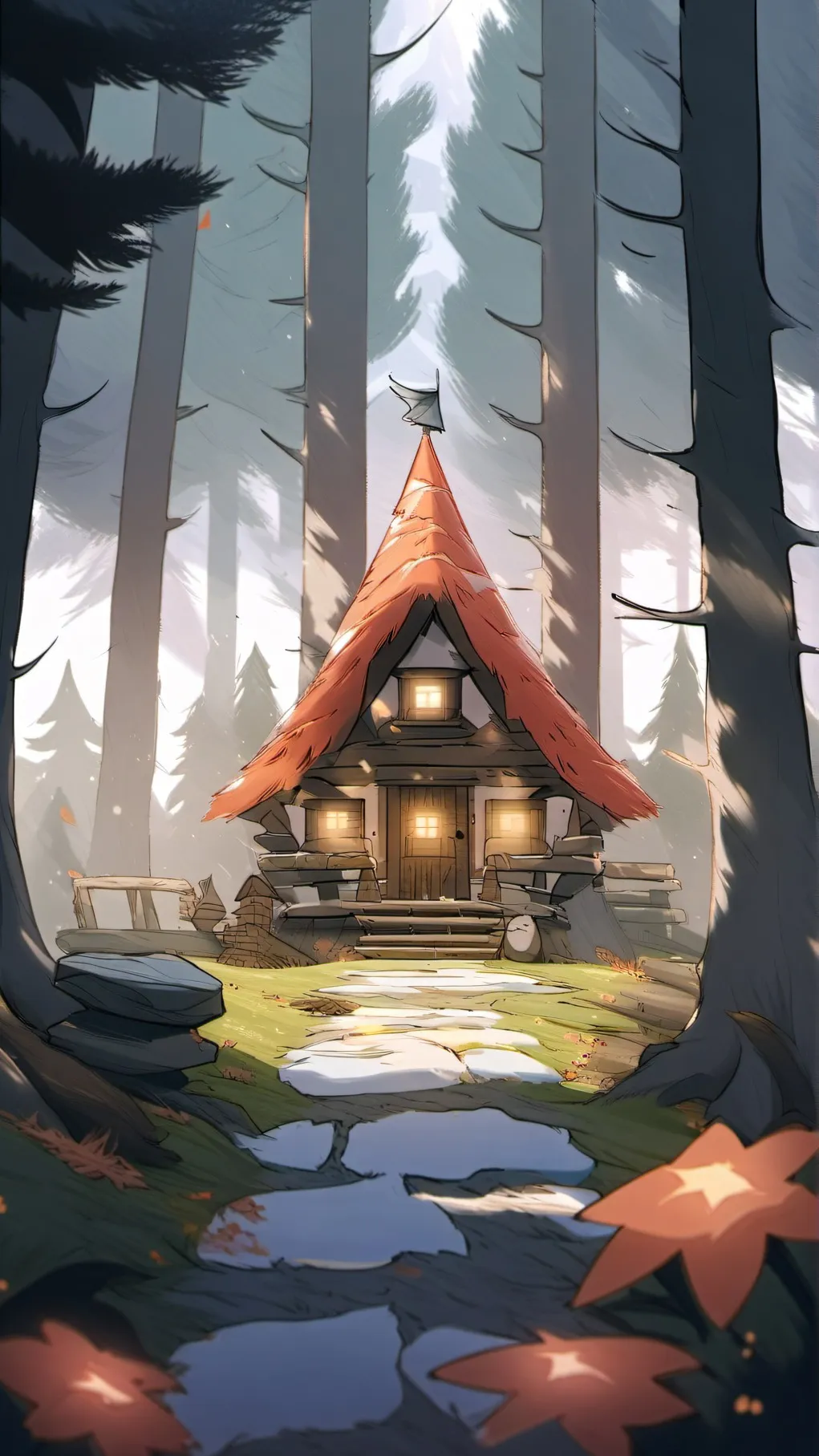 ai character: Star Falls background