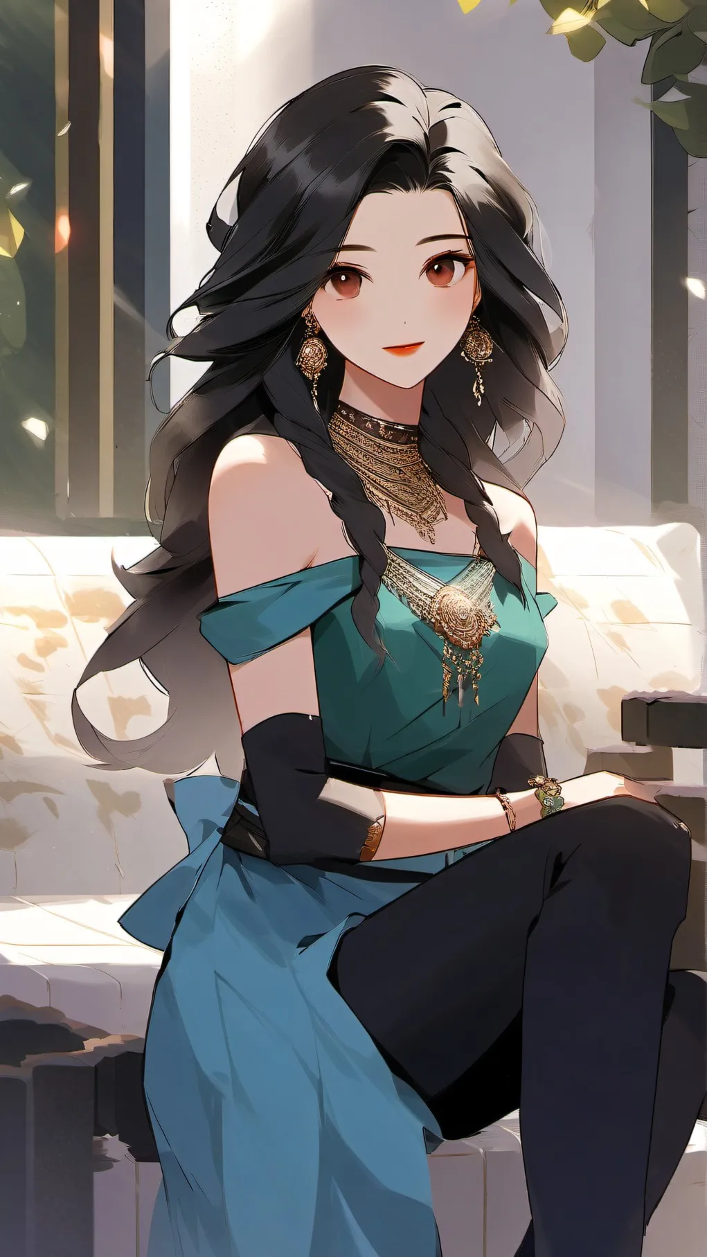 ai character: Shelly gives birth background