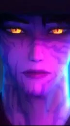 ai character: jinu as demon! background