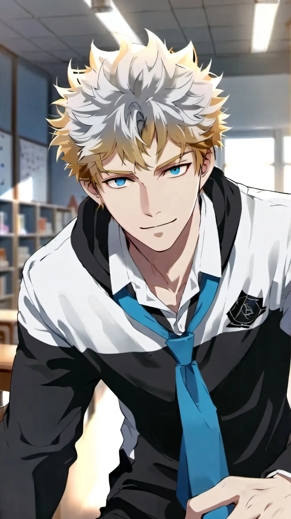 ai character: Leo background