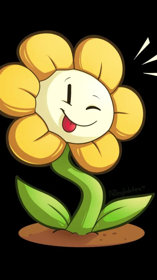 ai character: Flowey background