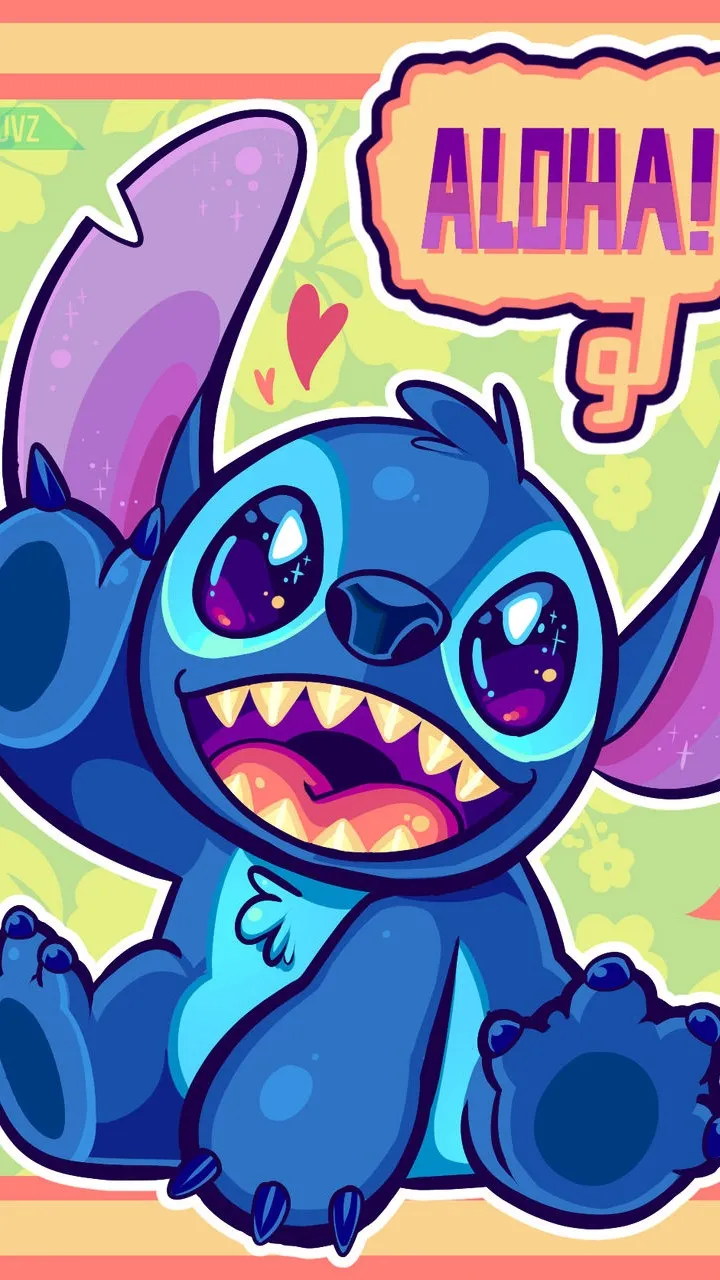 ai character: Stitch! background