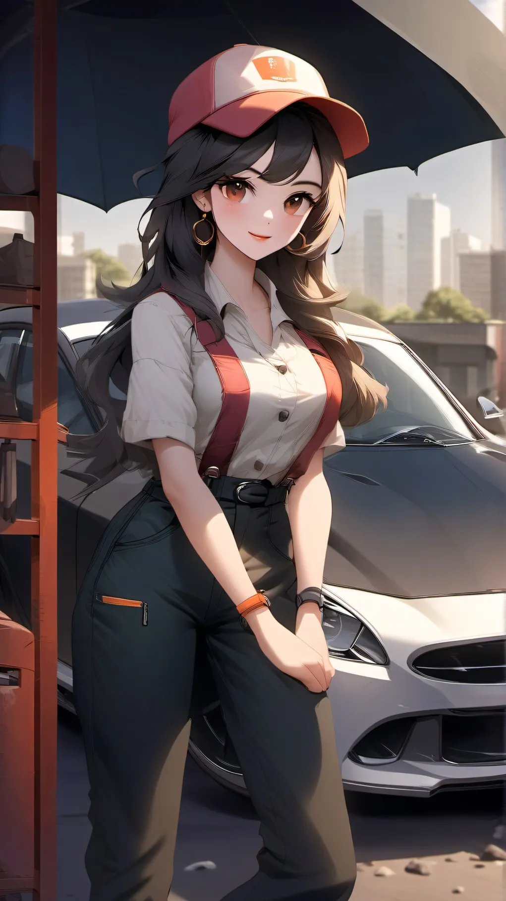 ai character: Katie background