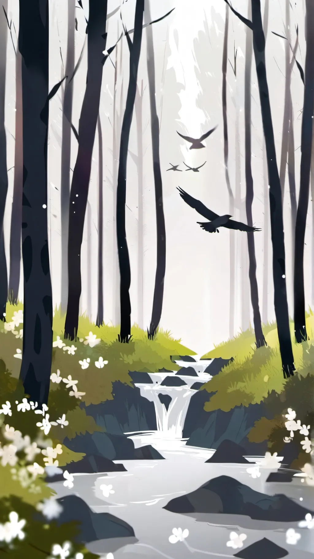 ai character: MHA paintball background